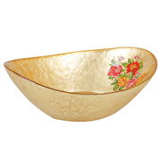 Блюдо скляне 25 см Басік Lefard 39-605