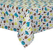 Скатертина бавовняна Рибки Home Line сірий