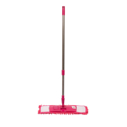 Швабра для підлоги з мікрофіброю Kornel KL-48 40 см рожева