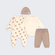 Комплект КП301 інтерлок Бембі G21-бежевий-молочний