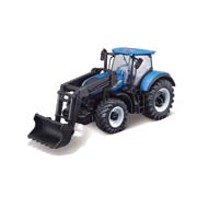 Модель Трактор New Holland t7.315 з фронтальним навантажувачем 1:32 серії Farm Bburago 18-31632 синій
