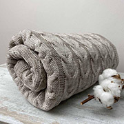 В'язаний плед Глорія коси лате Прованс