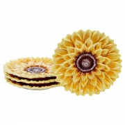 Набір десертних тарілок 21 см 4 предмета Сонячний сад Certified International 22236-set