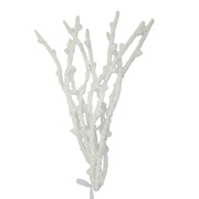Ветка декоративная 40 см Морозные сосульки Yes! Fun 974740 белая