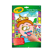 Розмальовка Crayola Кумедні люди 24 сторінки та додатково наліпки 25-7351-1