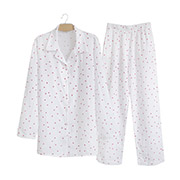 Піжама жіноча Molly Heart муслін Lotus Home сорочка та штани