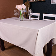 Скатертина водонепроникна 403 Satin Waterproof Light Gray Mirson