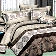 Комплект постільної білизни полісатін Selena Вензель Східний 610203