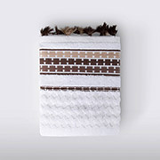 Махровий рушник Coplin Jakarli Irya bej бежевий