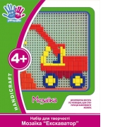 Набір для творчості 3D Мозаїка Екскаватор 1 Вересня +951046