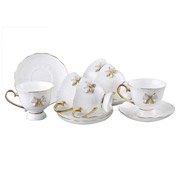 Набір чайний порцеляновий 12 предметів 200 мл Принцеса Lefard 264-409