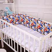 Борт у ліжечко Kids Time 20-0032 Colored bears MirSon