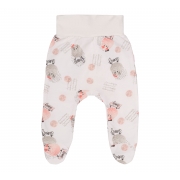 Повзунки з байки для дівчинки Бембі PZ9 молочно-коралові