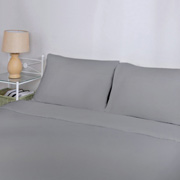 Комплект постільної білизни бязь Grey Good-Dream сірий