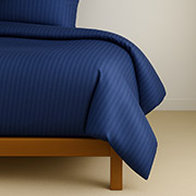 Підковдра Boston Royal Blue Stripe сатин U-tek Home