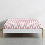 Простирадло на гумці Rose Zigzag ранфорс Cosas висота 30 см