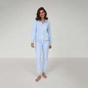 Костюм жіночий капітоній German Volf блакитний меланж