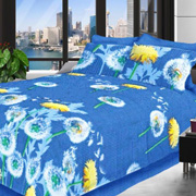 Комплект постільної білизни Selena Кульбаби blue 100291