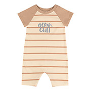 Напівкомбінезон для хлопчика ПК210 супрем Бембі G02-бежевий-смужка