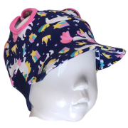 Шапочка для хлопчика Татошка 1/56сід інтерлок синій