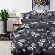 Постельное белье Волшебные бабочки grey 101439 бязь-люкс Selena