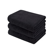 Рушник махровий Hotel Basic чорний 600 Lotus Home