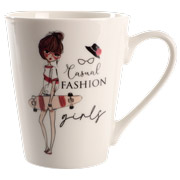 Чашка порцелянова 300 мл Fashion Girl D Limited Edition B02-T3977D