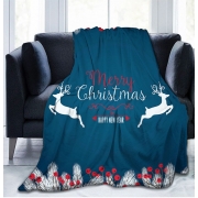 Плед покривало флісовий Sherpa Homytex бірюзовий