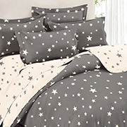 Комплект постільної білизни фланель Selena Зірочки 505103