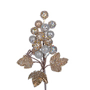 Елочное украшение Виноград 32х13см Lefard 66-055