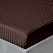 Простирадло на гумці Walnut сатин-страйп Cosas висота 25 см