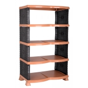 Етажерка для взуття 0756 Ротанг Еко Brown Violet House