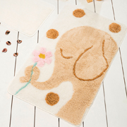 Килимок у ванну Chilai Home Buyuk fil coffee