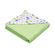Махровий рушник-куточок Динозаврики Дино Home line салатовий