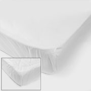 Простирадло на гумці з ранфорса SoundSleep PR80R-Ran-100 White біла