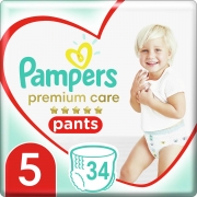 Підгузки-трусики Pampers Premium Care Pants 5 12-17 кг 34 шт 8001090759870