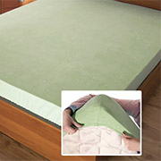 Простирадло махрове на гумці Ярослав 05 оливковий