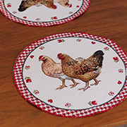 Серветка гобеленова кругла Добробут Прованс