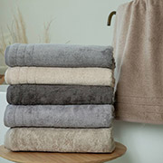 Рушник махровий Lena бамбук Hanibaba 700г графіт