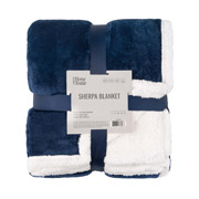 Плед Sherpa Ardesto темно-синій