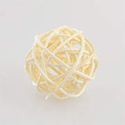 Шар ротанговый белый YES! Fun 973306