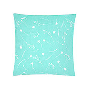Наволочка бязева Волошки білі на бірюзовому Home Line