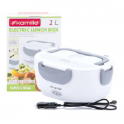 Ланчбокс Kamille електричний автомобільний з підігрівом від мереж 220V і 12V 2130A
