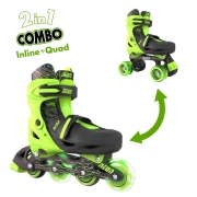 Роликові ковзани 30-33 Combo Skates Neon NT09G4 салатові