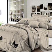 Постільна білизна Котячий силует бязь Selena 100464