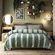 Плед двосторонній Infinity Stripe Lotus Home зелений