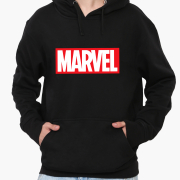 Худі чоловічий Marvel MobiPrint 9225-1982 чорний