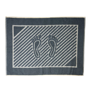 Полотенце-коврик для ног Бамбук Ярослав серый