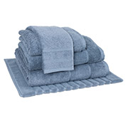 Рушник махровий Borromeo Luxury Linens blue блакитний