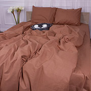 Підковдра MirSon бязь 19-1217 Chocolate Perla коричнева